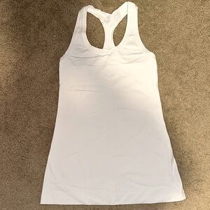 Lululemon White Tank Top